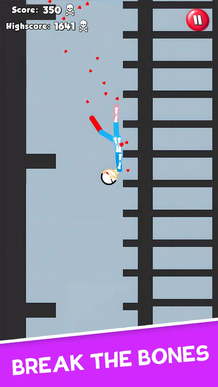 Stickman Broken Bones io Captura de tela 1