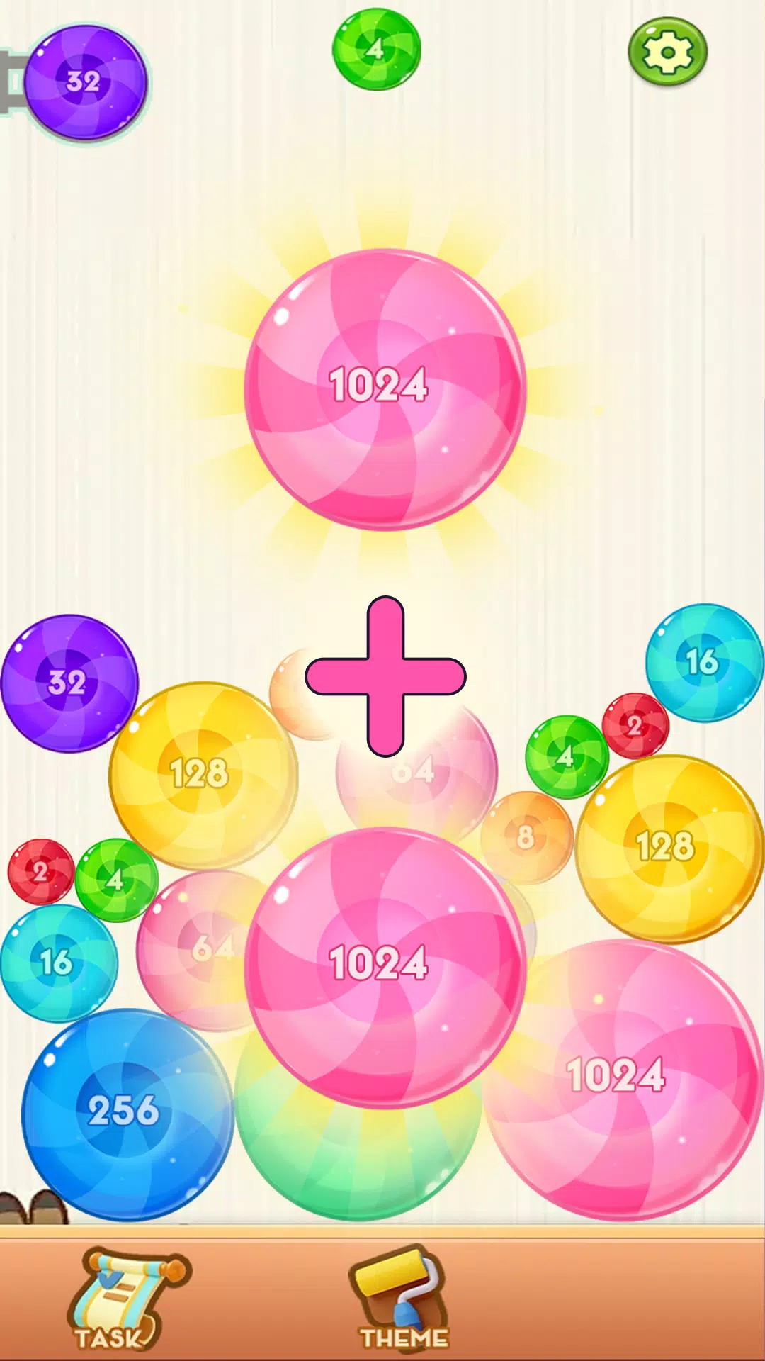 Trendy 2048 Merge Schermafbeelding 2