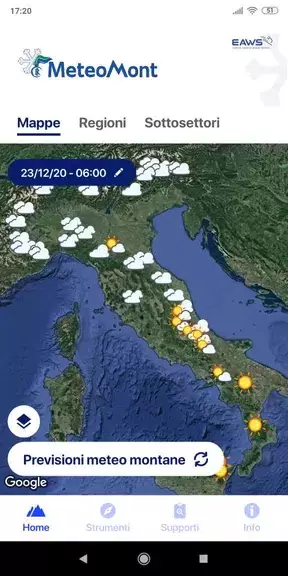 Meteomont Tangkapan skrin 1