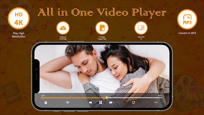 XXVI Video Player - HD Player Captura de tela 4
