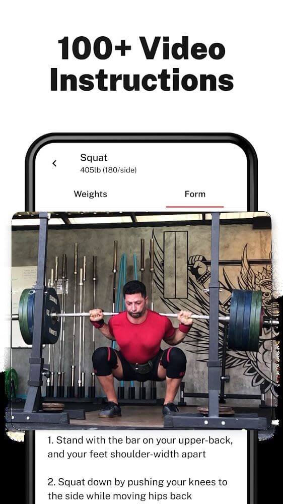 StrongLifts Weight Lifting Log Mod Tangkapan skrin 3