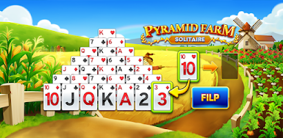 Pyramid Solitaire - Farm Trip Screenshot 1