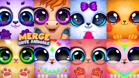 Merge Cute Animals: Pets Games Schermafbeelding 2