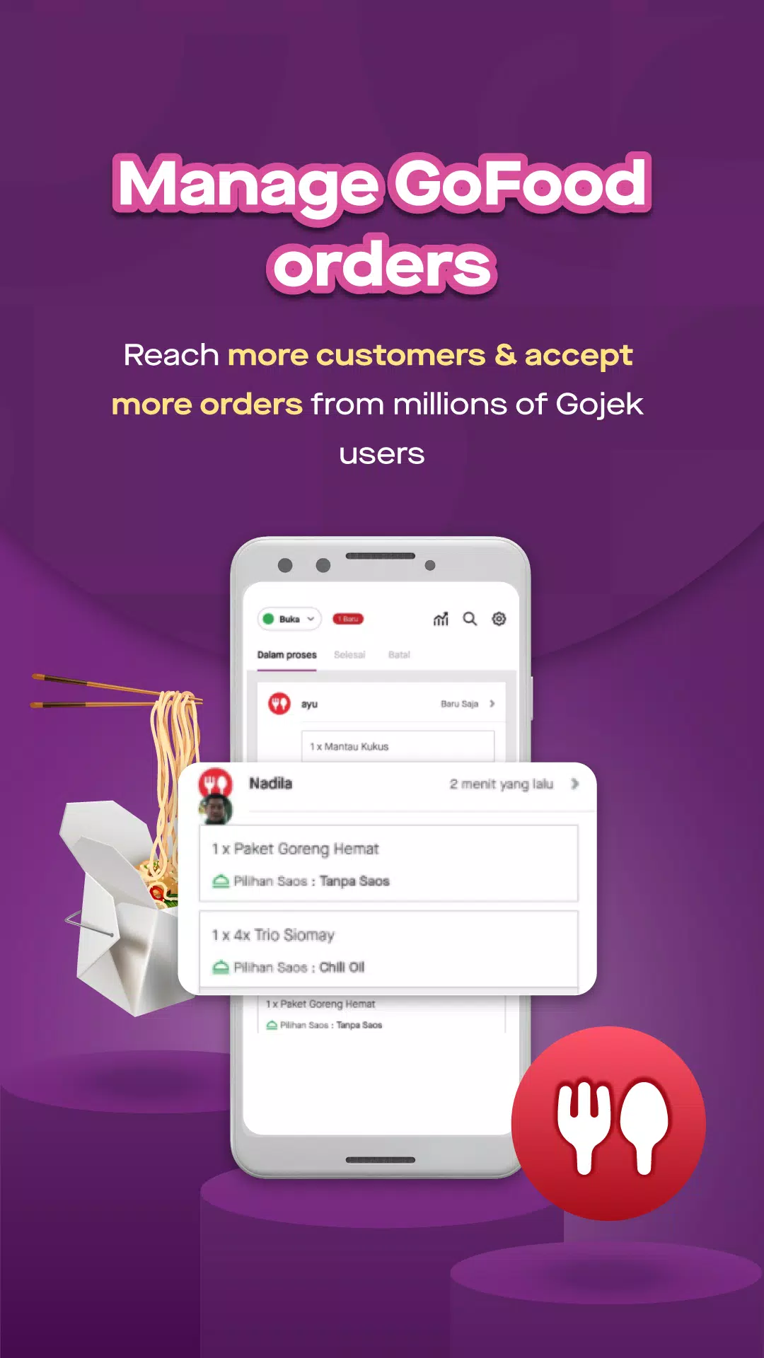 GoBiz - GoFood Merchant App Screenshot 3