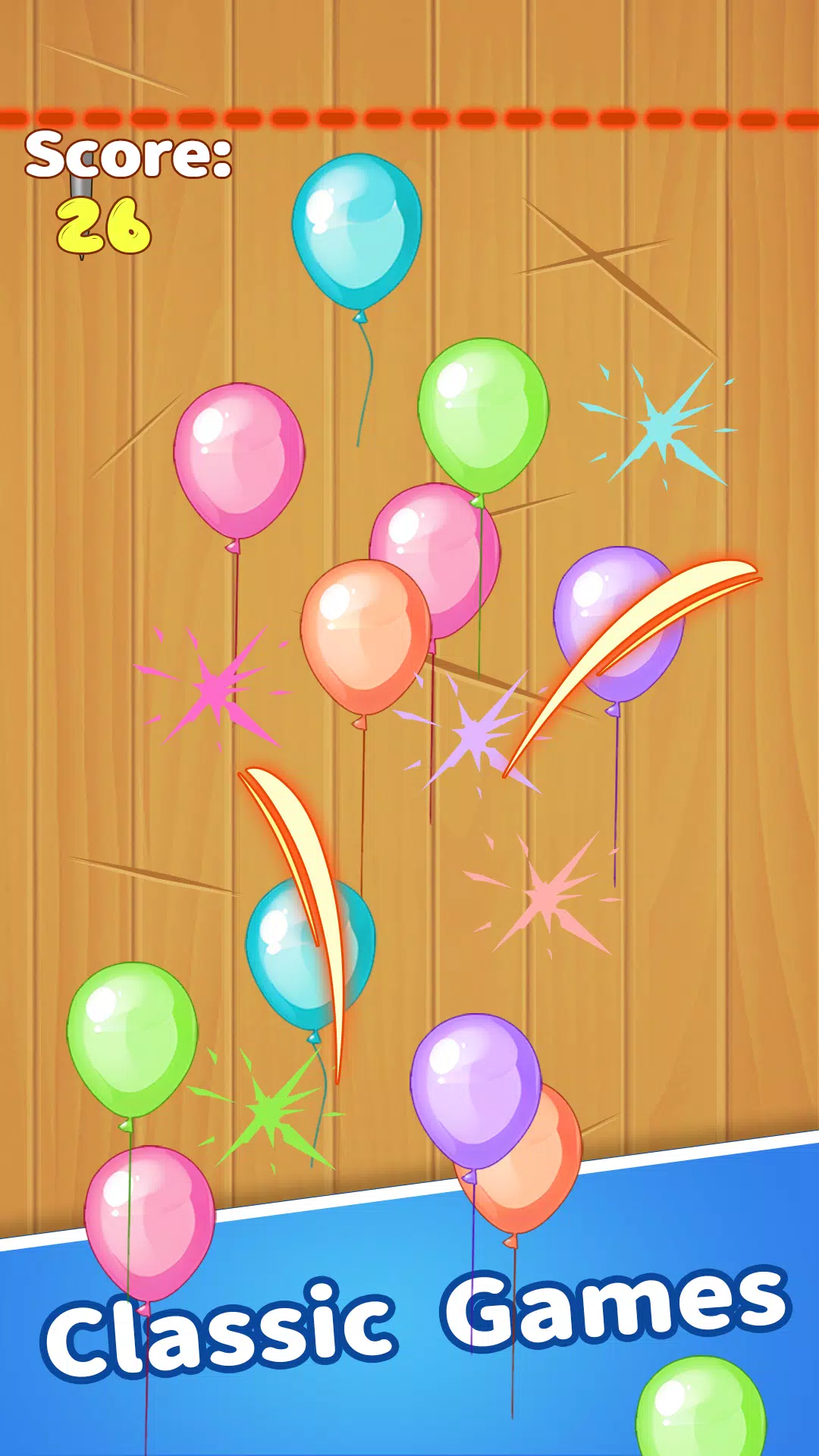 Crazy Breaking Balloons Screenshot 1