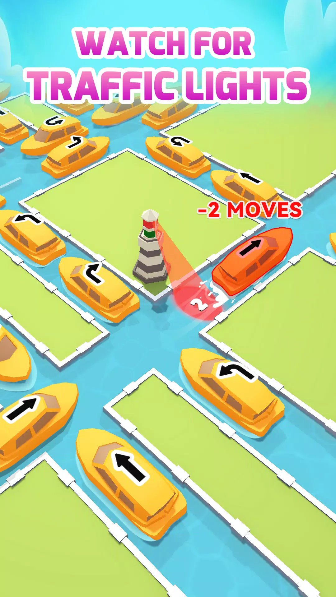 Canal Jam:Traffic Escape Zrzut ekranu 3