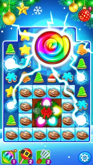 Christmas Cookie: Match 3 Game Schermafbeelding 2