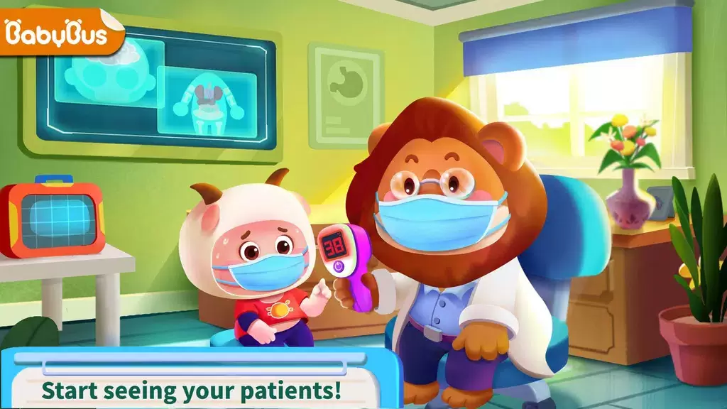 Baby Panda's Hospital Care Captura de pantalla 1