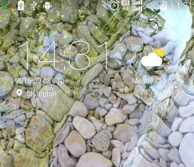 Water Garden Live Wallpaper Screenshot 1