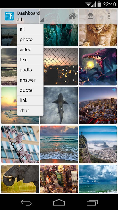 Tablean: Tumblr Client Lite应用截图第2张