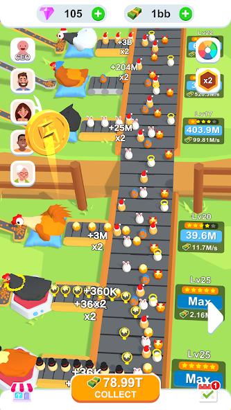 Idle Egg Factory Mod Ảnh chụp màn hình 3