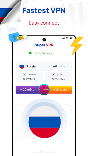 Russia VPN: Get Moscow IP Ảnh chụp màn hình 1