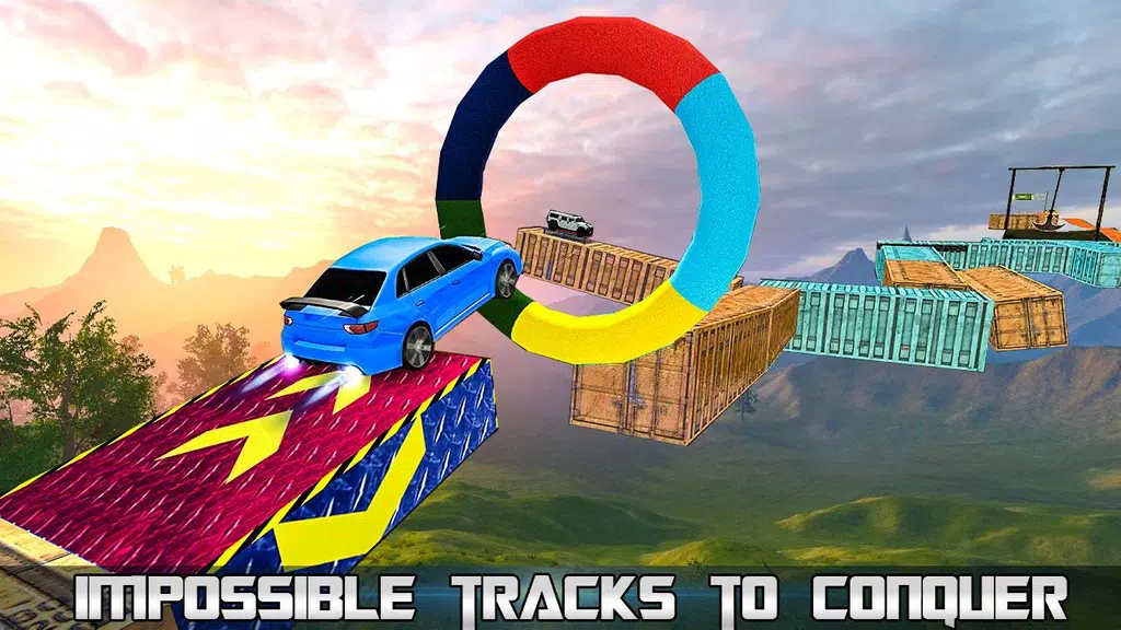 Impossible Car Stunts Скриншот 1