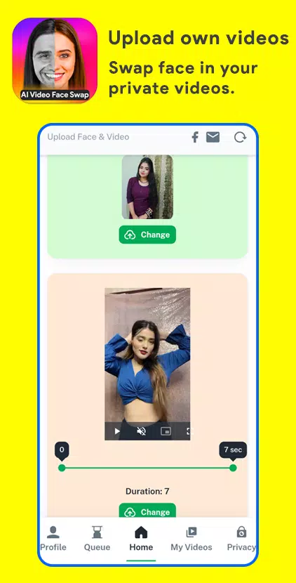 Face Swap AI Video Editor スクリーンショット 2