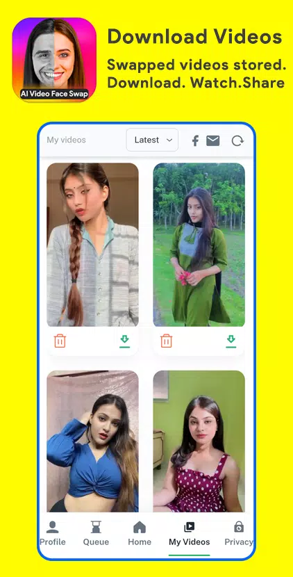 Face Swap AI Video Editor スクリーンショット 4