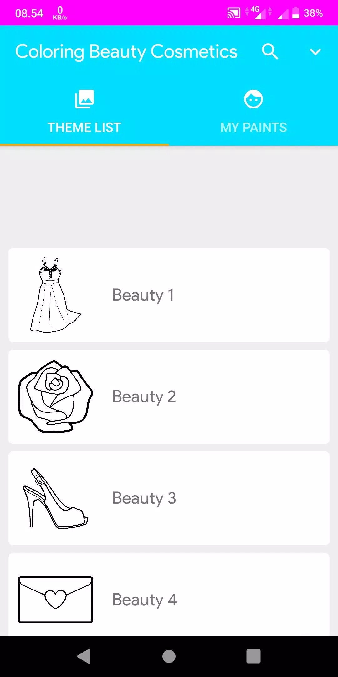 Coloring Beauty Cosmetics 스크린샷 1