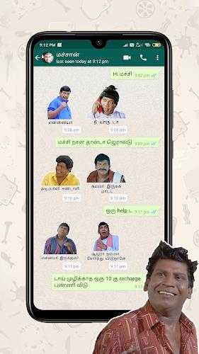 Vadivelu fun whats sticker app Capture d'écran 2