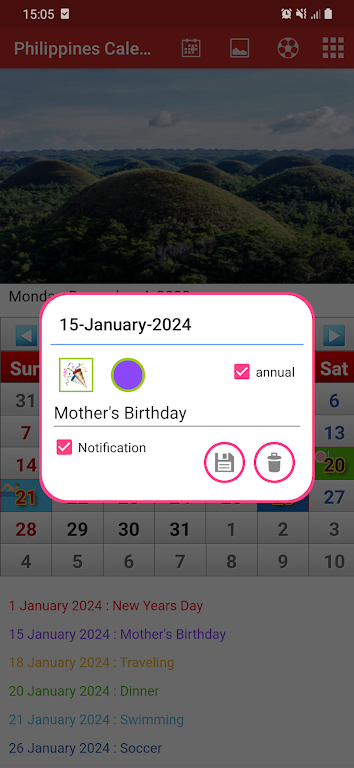 Philippines Calendar 2024应用截图第2张