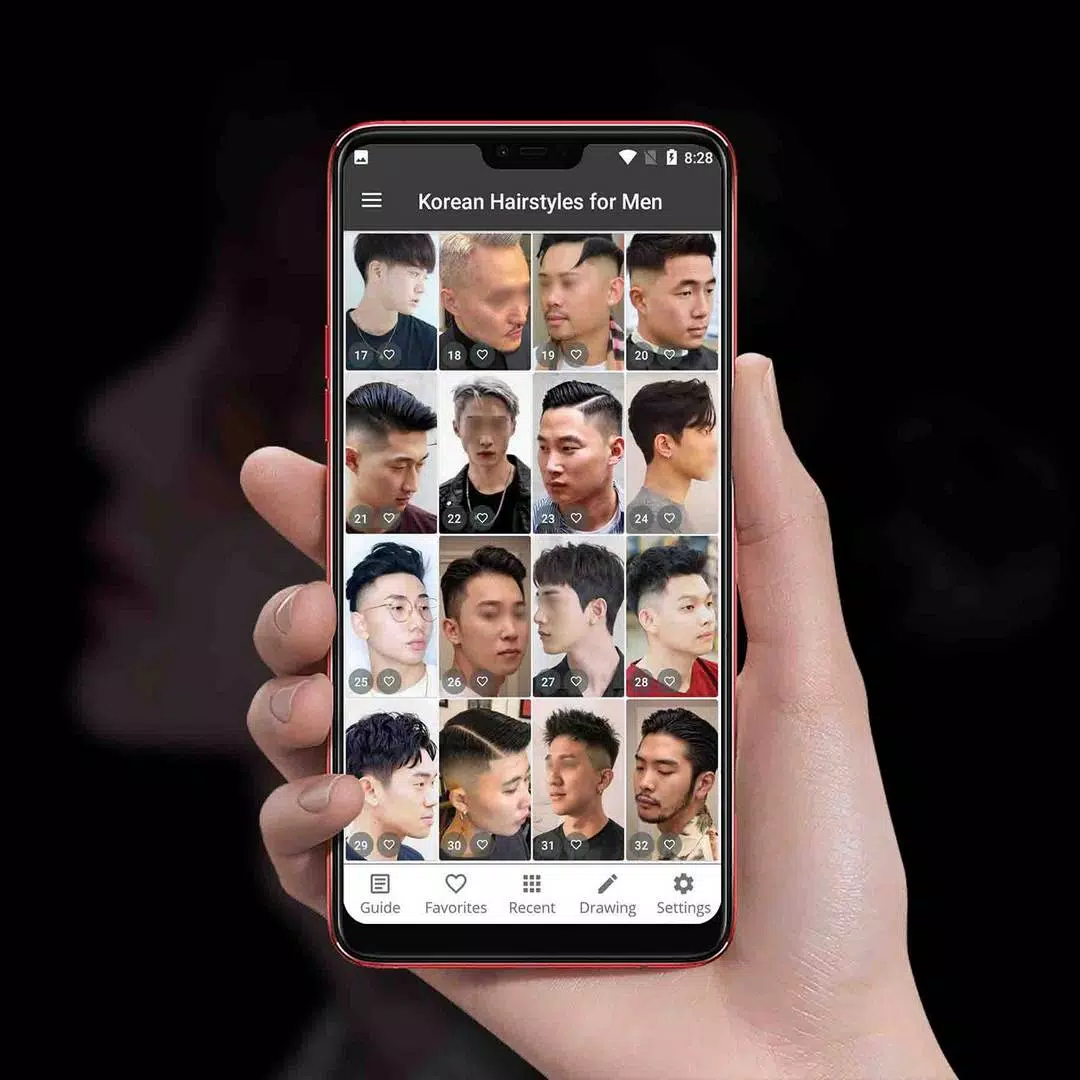Schermata Korean Hairstyles for Men 1