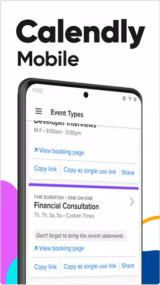 Calendly Mobile ภาพหน้าจอ 1
