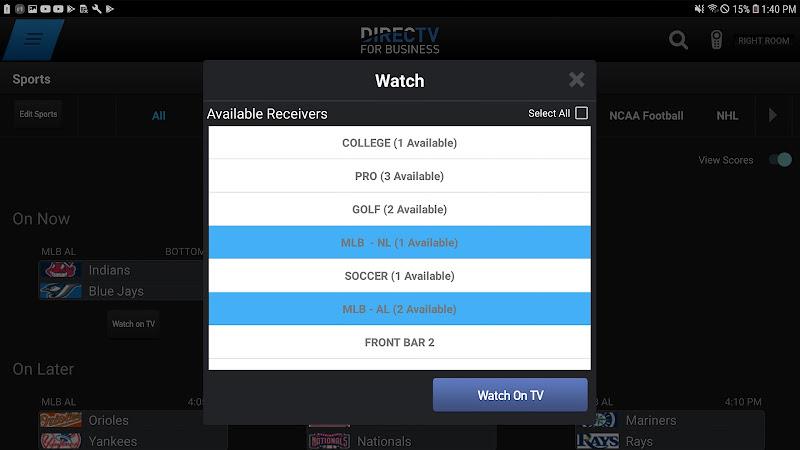 DIRECTV FOR BUSINESS Remote应用截图第1张