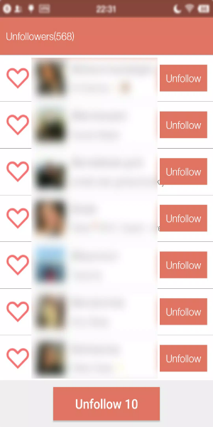 Unfollower Plus - Non followers & Following Tangkapan skrin 1