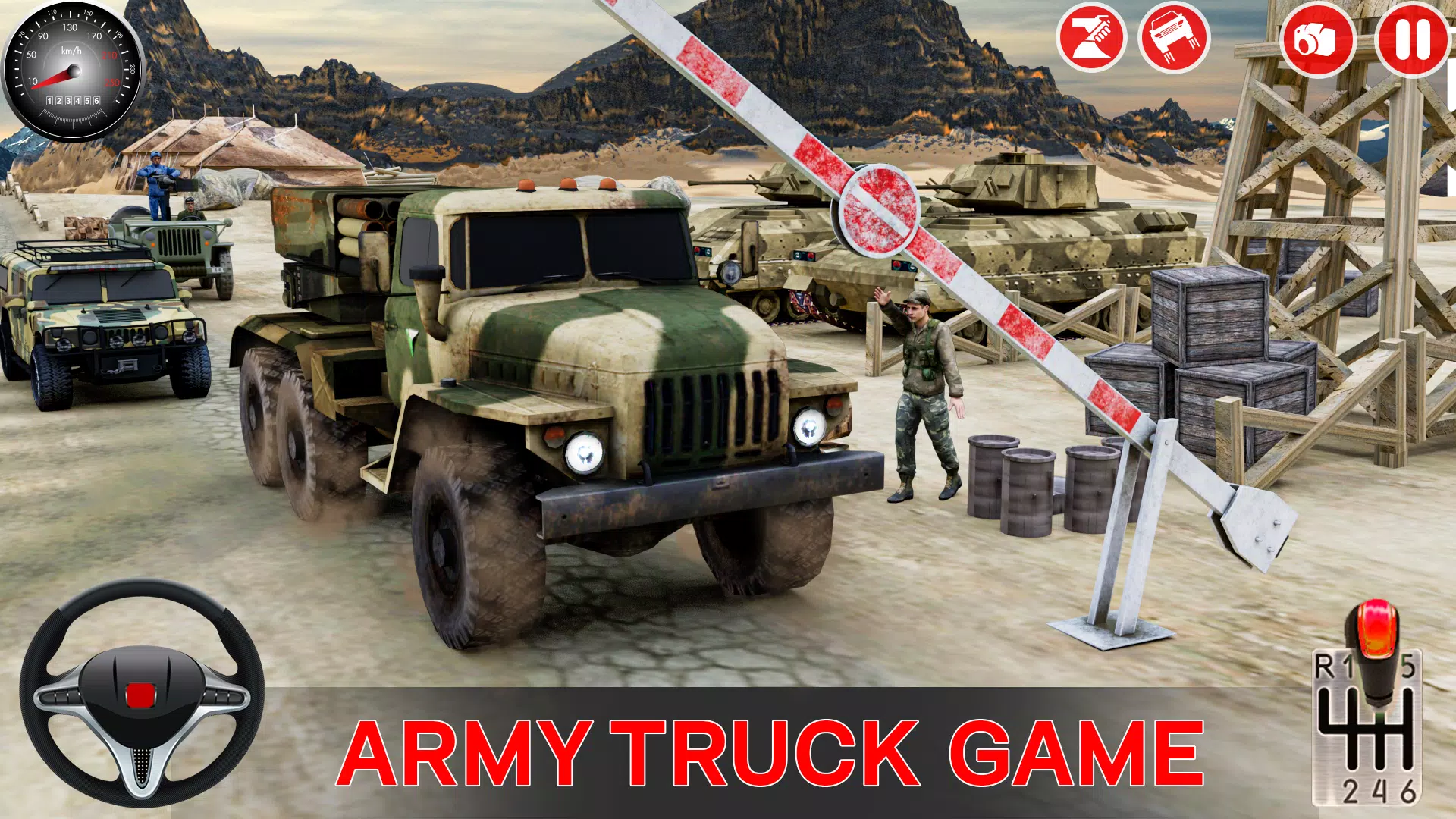 Army Car Games Truck Driving 스크린샷 2