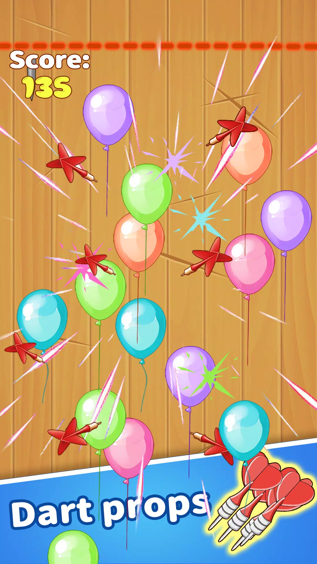 Crazy Breaking Balloons Captura de tela 4