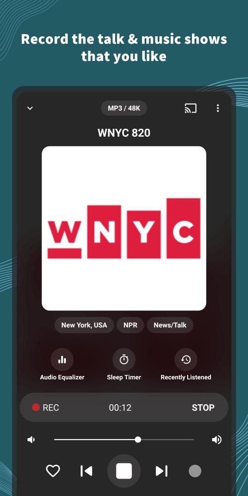 VRadio - Online Radio App Screenshot 4