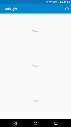 Schermata Flashlight - Simple and bright 1