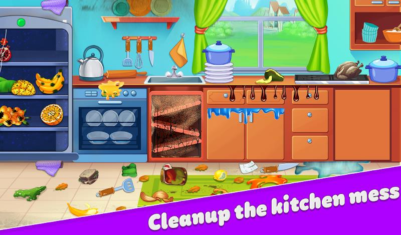 Dream Home Cleaning Game Wash Capture d'écran 1