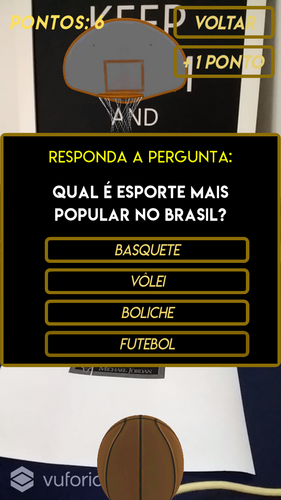 Desafio do Aremesso AR Capture d'écran 4