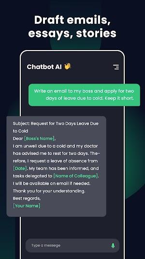 Chatbot AI Schermafbeelding 3