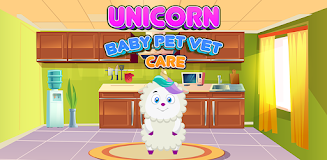 Unicorn Baby Pet Vet Care Game Screenshot 2