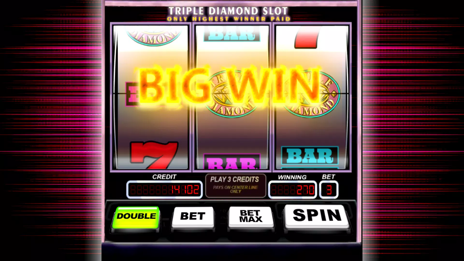 Triple Pay Diamond Slot Capture d'écran 3