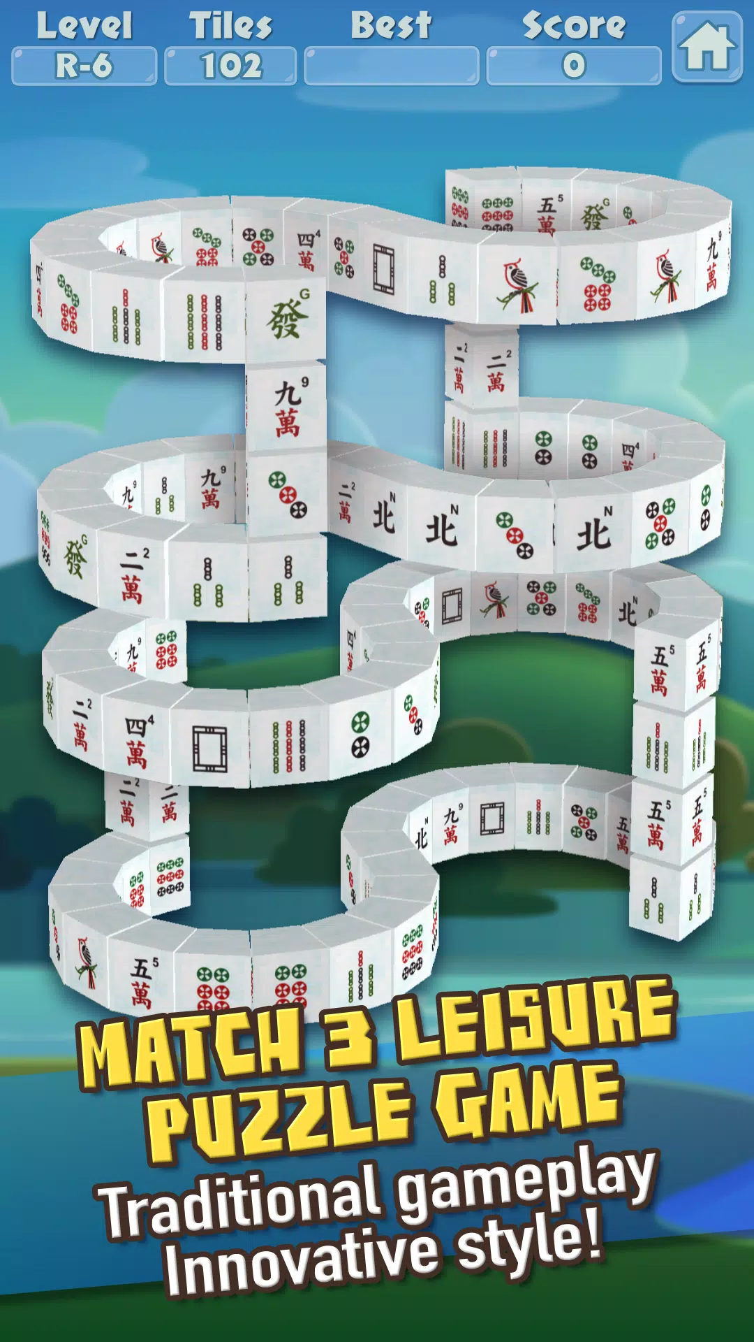3D Mahjong Triple Tile Match Screenshot 1