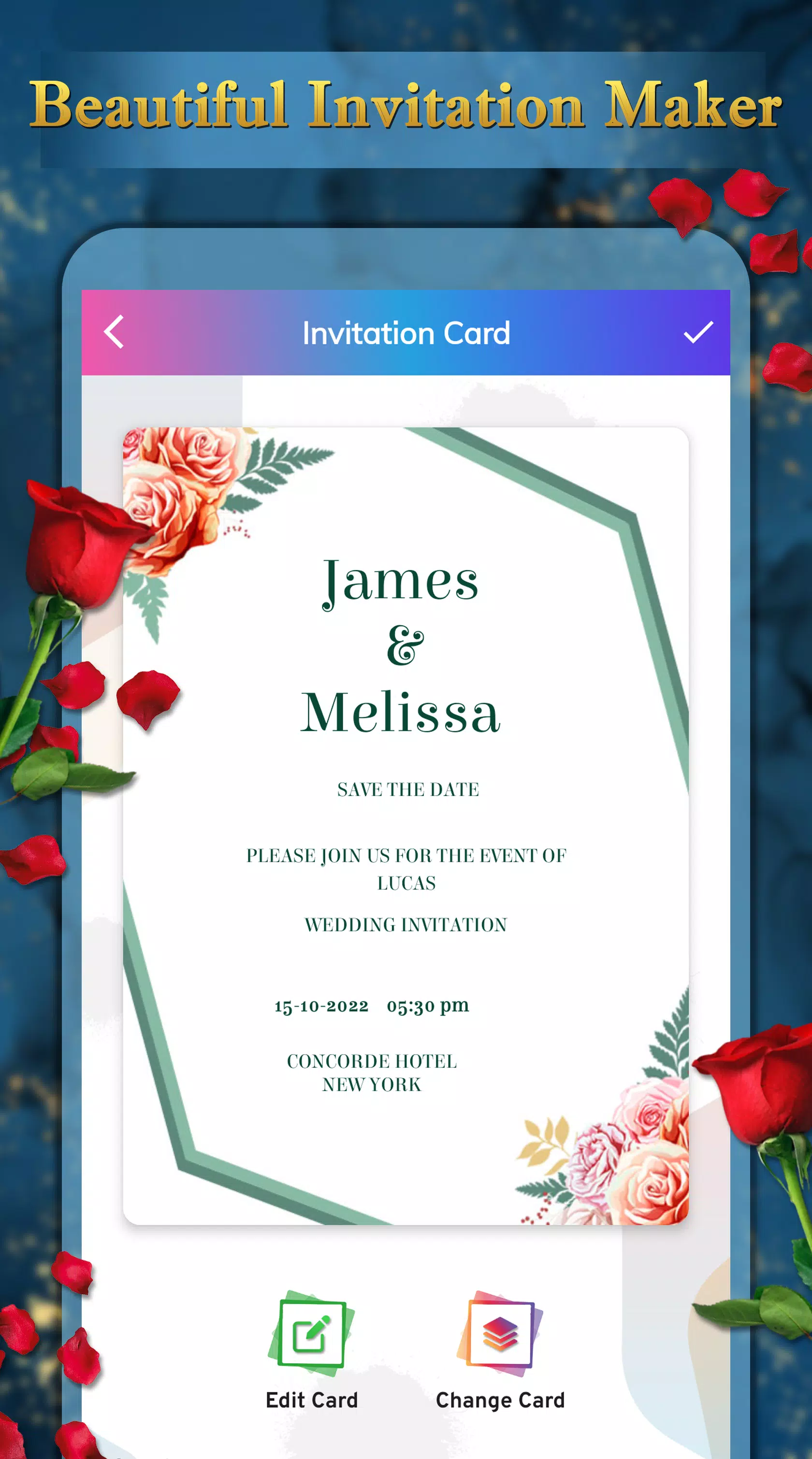 Invitation Card Maker スクリーンショット 4