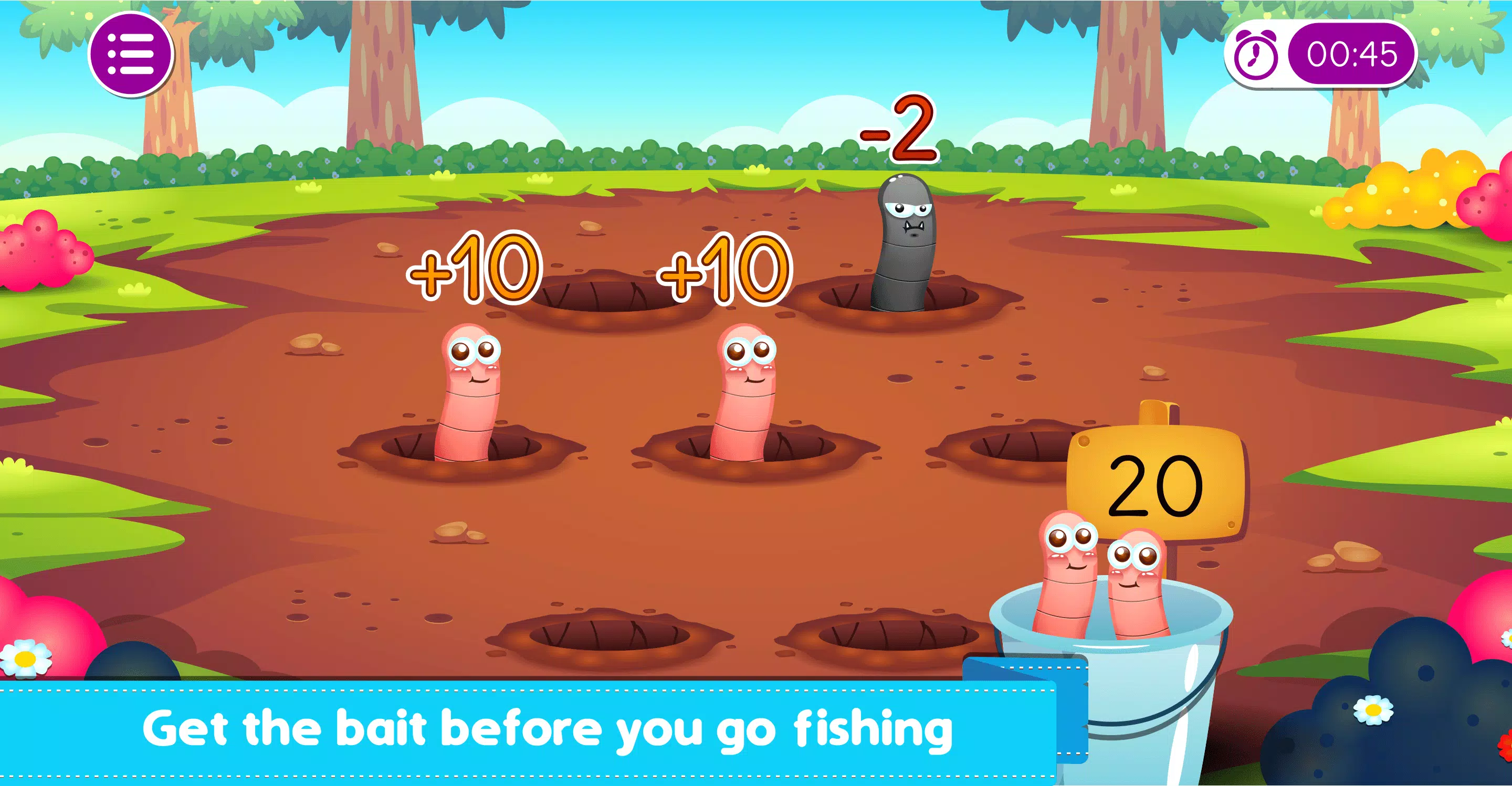 Marbel Fishing - Kids Games Ekran Görüntüsü 2