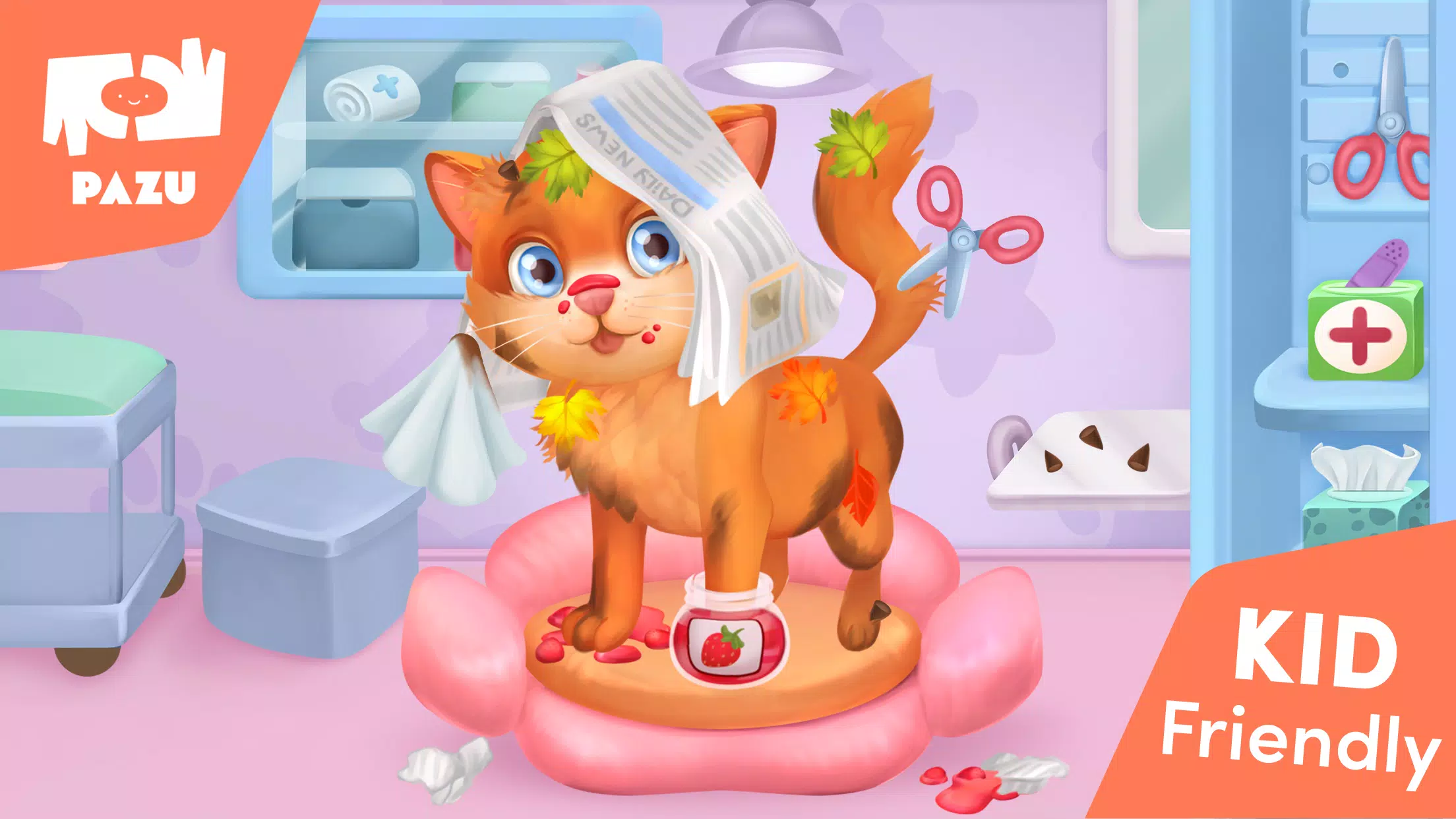 Cat game - Pet Care & Dress up 스크린샷 2