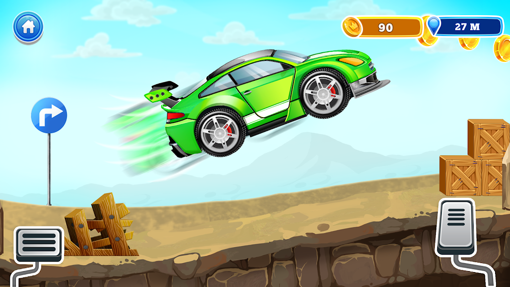 Uphill Races Car Game For Boys Скриншот 3