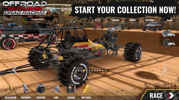 Offroad Outlaws Drag Racing Screenshot 1