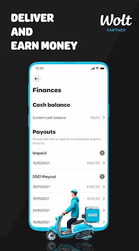 Wolt Courier Partner Ảnh chụp màn hình 1