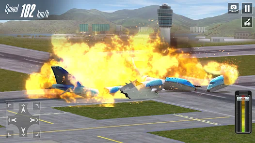 Plane Crash 3d: Airplane Games Screenshot 1
