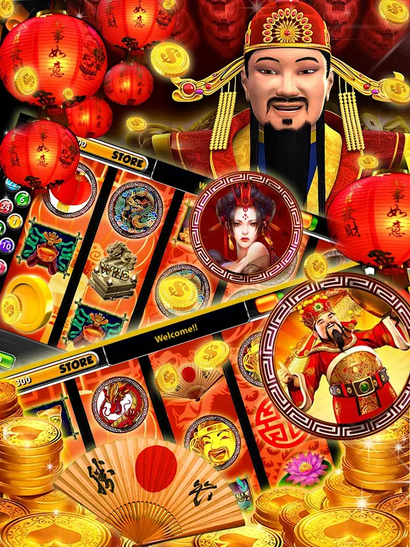 Lucky golden slots: Double Jackpots from Vegas ภาพหน้าจอ 1