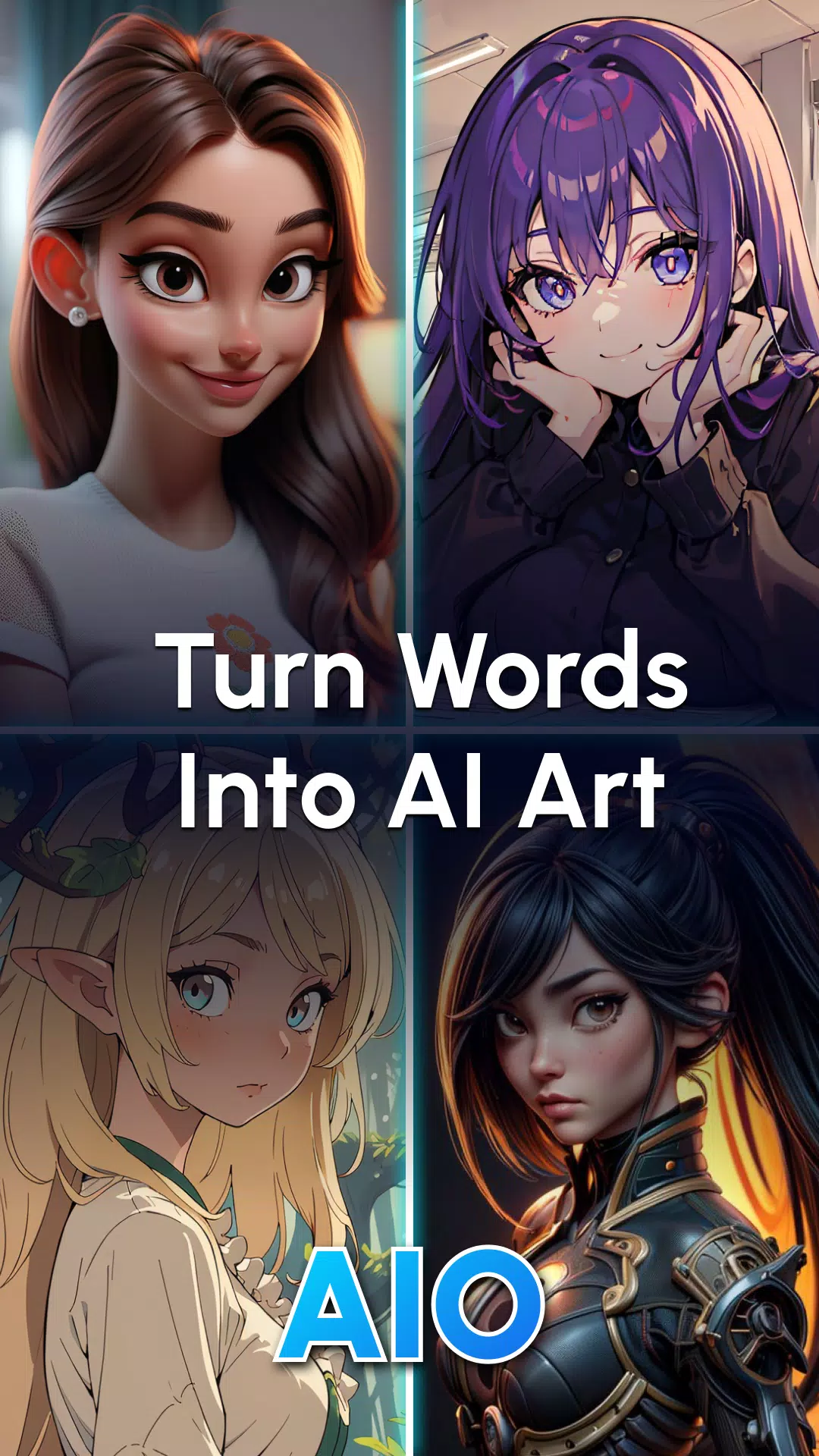 AIO: AI Art & Photo Generator スクリーンショット 1