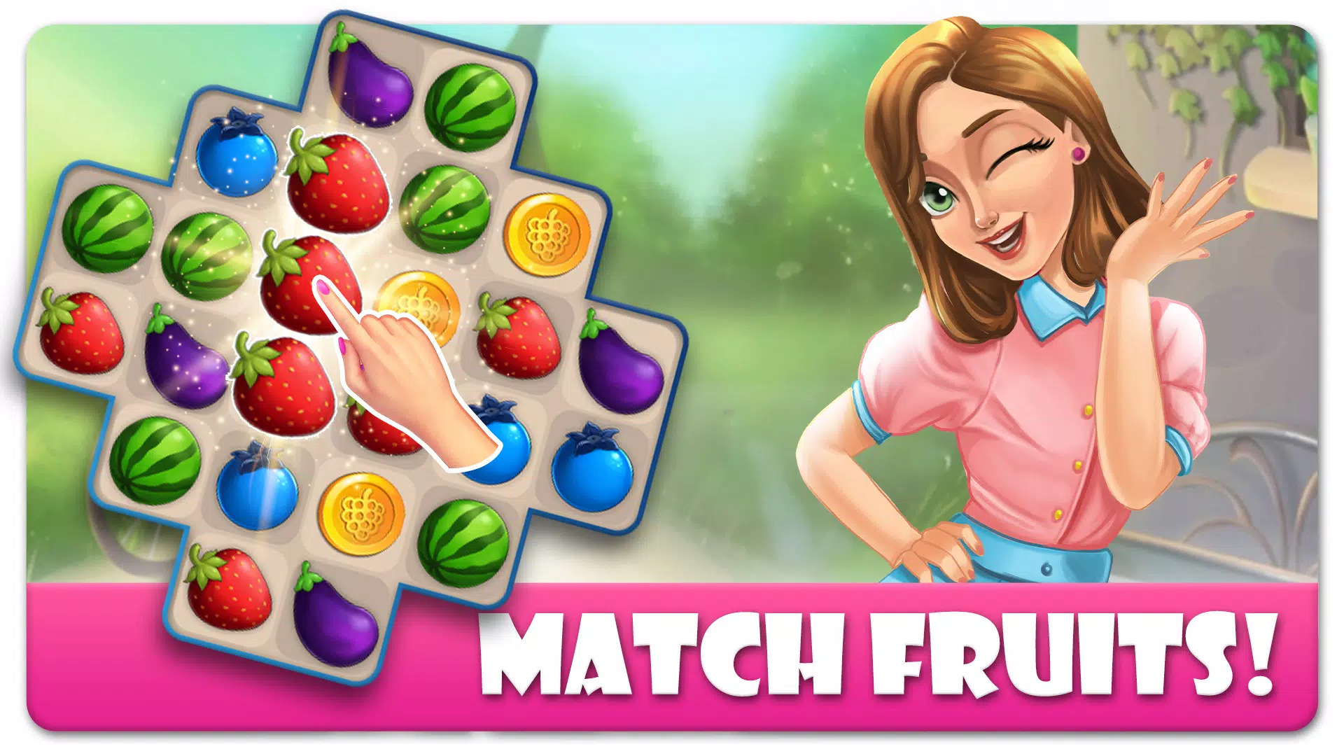 Anna's Garden: Match 3 Games Schermafbeelding 1