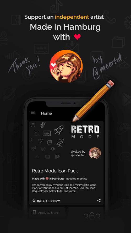 Retro Mode - Icon Pack (Light)应用截图第4张