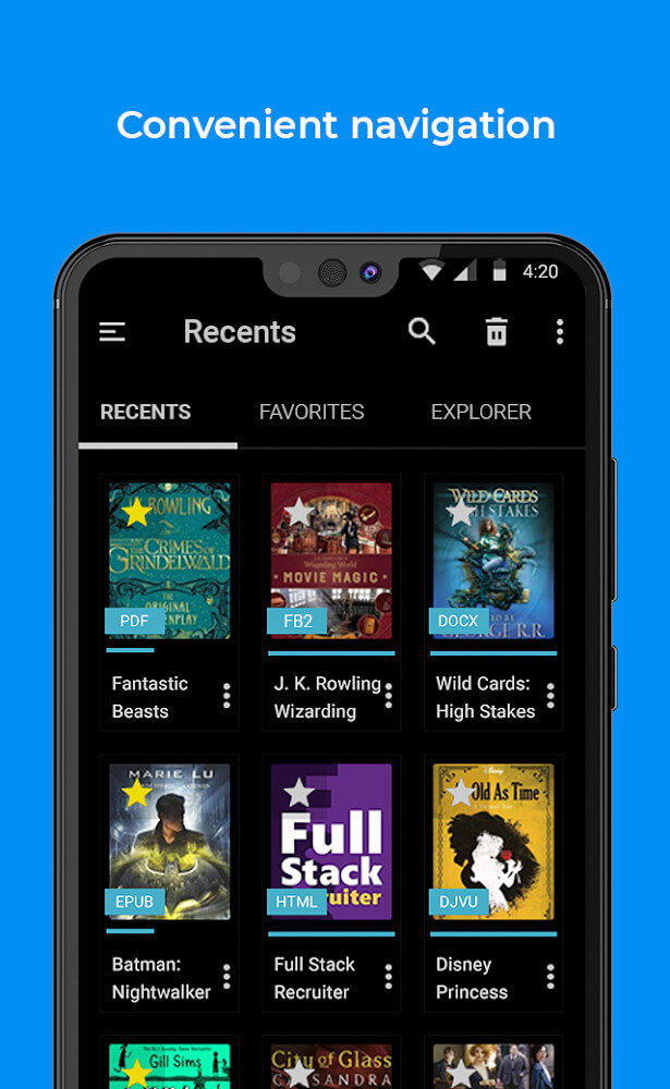 FullReader - lector de libro Captura de pantalla 1
