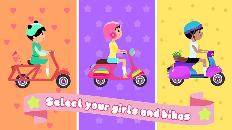 Girls run bike: Real racing應用截圖第4張