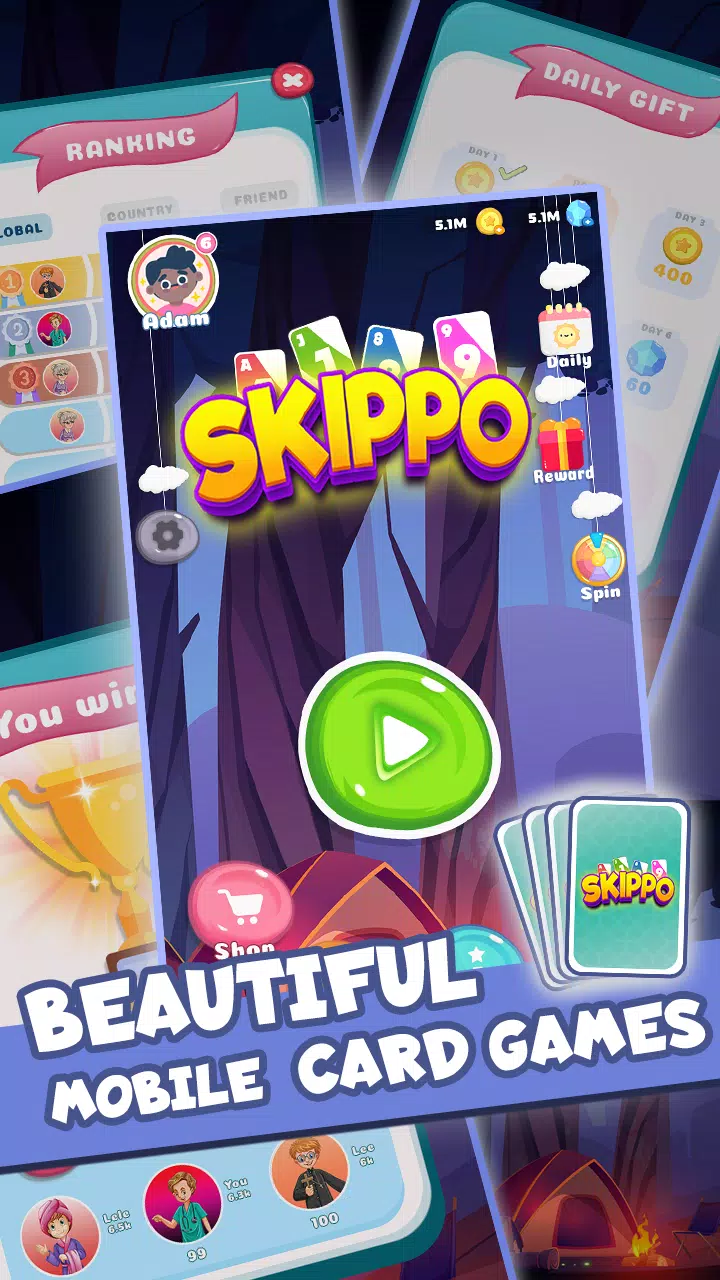 Skippo - Card Games Schermafbeelding 2